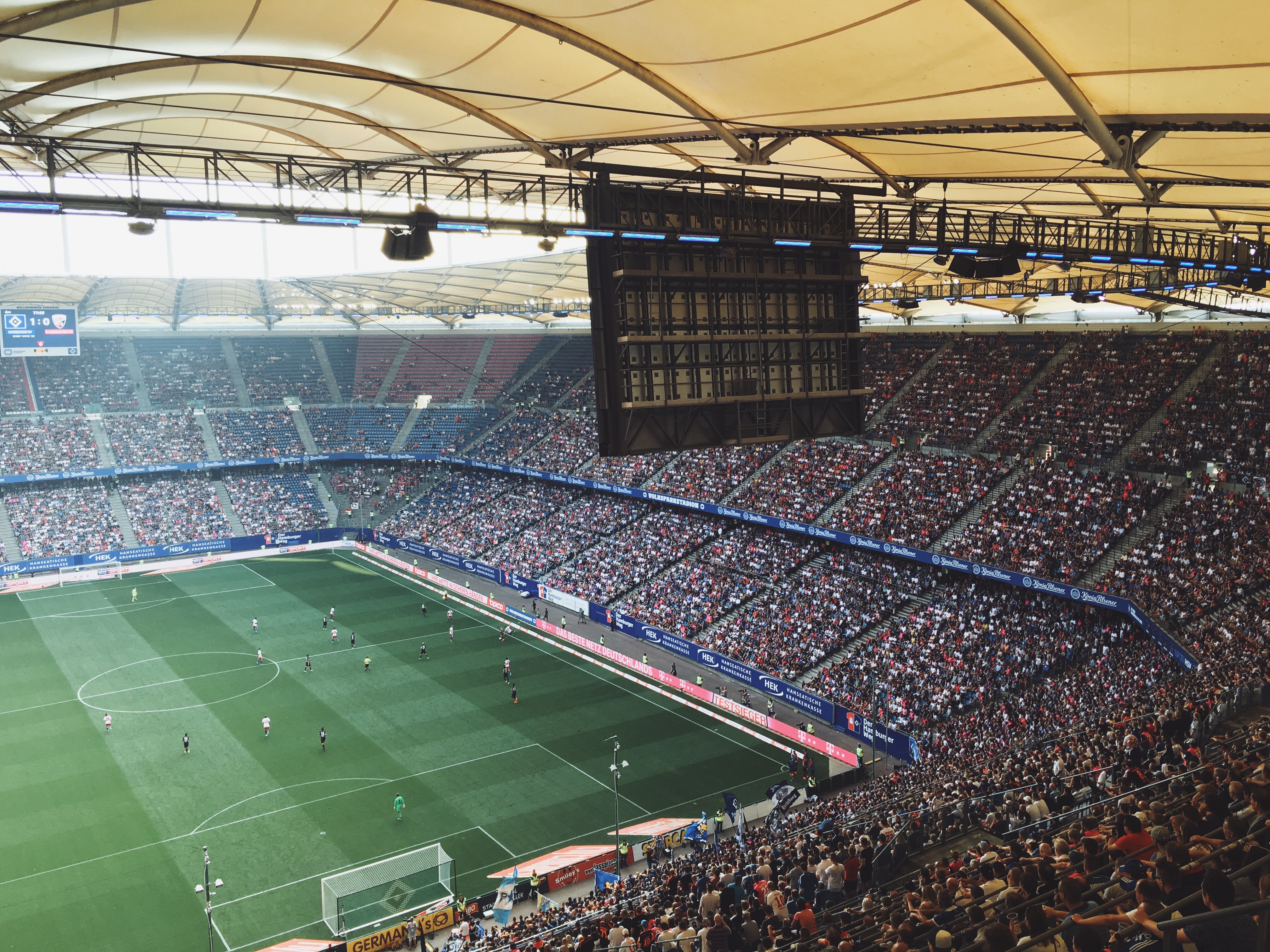 Rasen im Volksparkstadion